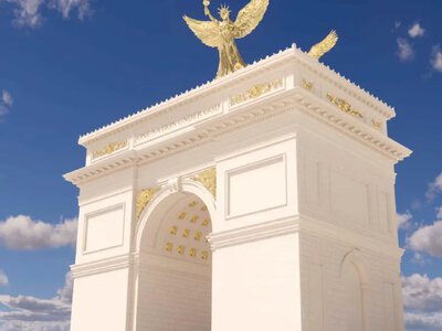 Trump wants to place drones, snipers and ammunition in Washington's future Triumphal Arch