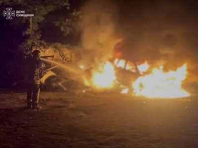 The Russians are carrying out combined strikes on Sumy; a woman has been killed and a man wounded