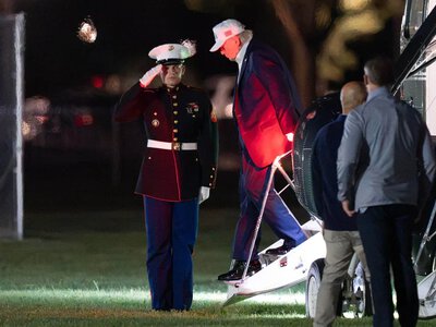 Trump opened a new helipad near the White House — why did television channels ignore the event