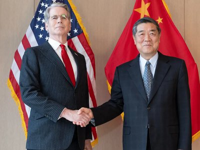 The United States and China have made progress in trade talks and agreed to a separate dialogue on AI