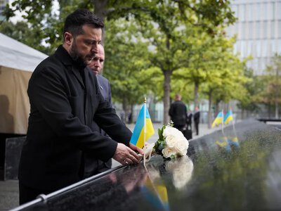 Zelenskyy honored the victims of the September 11 terrorist attack in New York