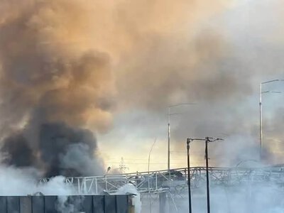 Russia attacked two gas stations in Kyiv this morning; four districts in the region were affected.