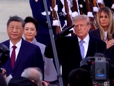 China and the United States should be partners, not rivals: Xi Jinping arrives for a meeting with Trump
