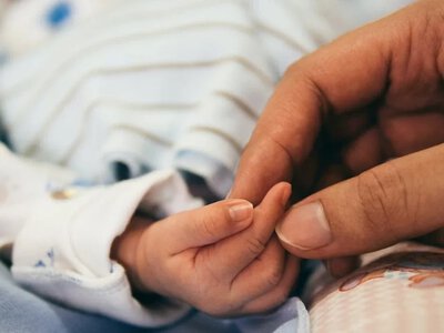 A baby boy was born at a maternity hospital in Kyiv during the explosions