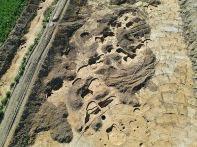 In the Czech Republic, 16 houses dating back 7,000 years were found near a motorway
