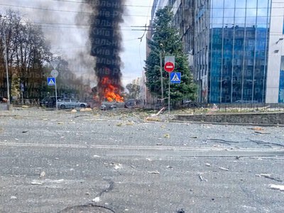 The enemy attacked an office building in Kyiv with a drone: three people were found dead in the parking lot, and another 7 were injured