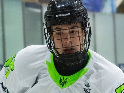 Ukraine national junior team hockey player Stepaniuk was injured during an attack on Kyiv
