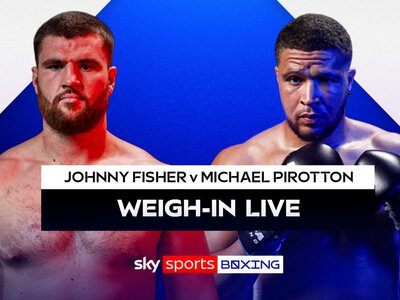 Johnny Fisher vs Michael Pirotton: Free live stream of ceremonial weigh-in ahead of Copper Box heavyweight clash