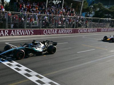 Azerbaijan GP: George Russell holds off Max Verstappen for victory in thrilling Baku finale as Kimi Antonelli recovers to fifth