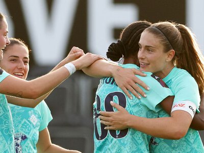 London City Lionesses 2-0 Brighton: Alexia Putellas' first WSL goal helps send London City into second