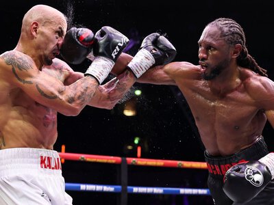 Radivoje Kalajdzic drops Craig Richards to hand him dramatic hometown defeat at the Copper Box Arena in London