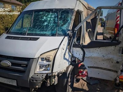 In Vyshneve, a drone fell onto a road where cars were traveling — rescuers revealed details of the attack on the Kyiv region