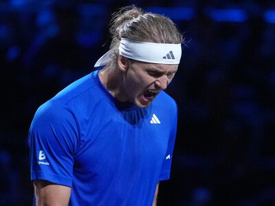 Laver Cup: US Open champion Alexander Zverev seals victory for Team Europe against Team World at London's O2