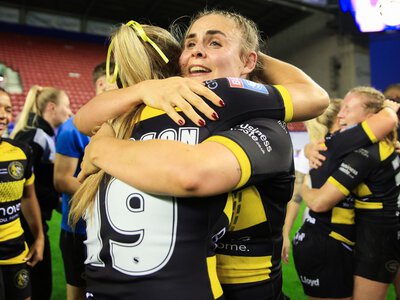 York Valkyrie hold out to beat Wigan Warriors 8-6 and win the Women's Super League Grand Final at Brick Community Stadium