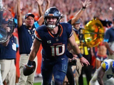 Los Angeles Rams 26-30 Denver Broncos: Bo Nix scores in final minute of fourth quarter to complete thrilling comeback