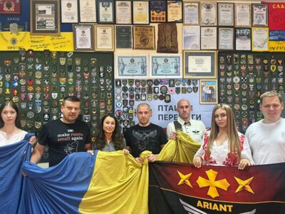 United to win: UK charity auction to sell damaged Kramatorsk flag to support Ukraine's armed forces