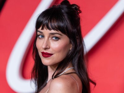 Dakota Johnson Helped Style Her Own Quarter-Up Hairdo
