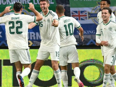 Ukraine 0-3 Northern Ireland: Ciaron Brown scores first international goals with Isaac Price also on target in Nations League win