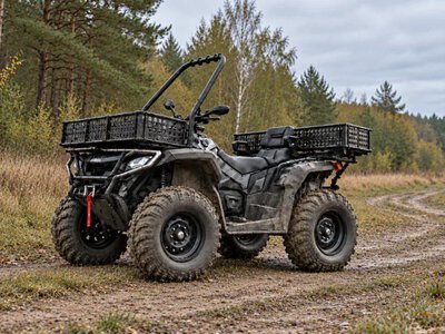 Up to 80 punctures and mobility after triggering a mine — how the Ukrainian military quad bike was further reinforced