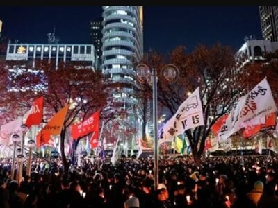 In Seoul, dozens of opposition lawmakers took part in a large-scale rally against President Lee Jae-myung’s policies