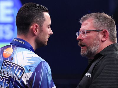 World Grand Prix Darts: Luke Humphries says reaching final 'doesn't mean anything' without beating Gerwyn Price to title
