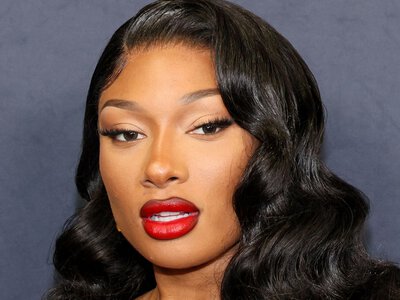 Meow! Megan Thee Stallion's Platinum Cat-Ear Updo Couldn't Be Cuter