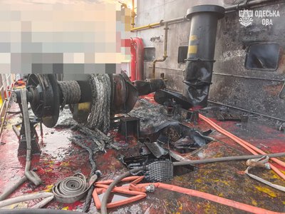 A Russian drone damaged a civilian vessel in the Black Sea: one person was killed and others were injured