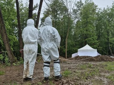 In Poland, a search has begun for burial sites of Ukrainians killed in Lasków