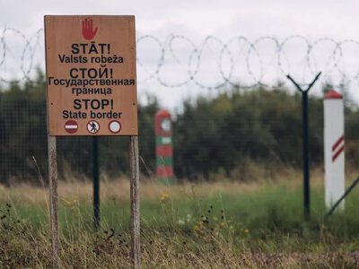 Armed masked men attempted to enter Latvian territory and threatened military personnel