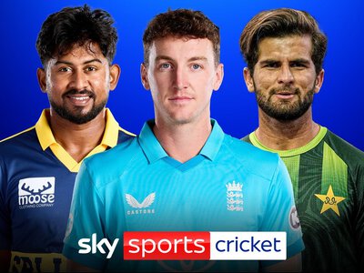 Sky Sports to show England's ODI tri-series against Pakistan and Sri Lanka live from October 18-31