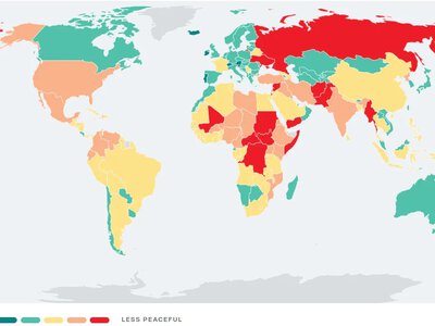 Ukraine entered the top four least peaceful countries in the world — Global Peace Index ranking