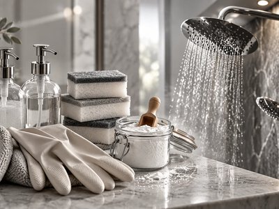 How to clean a showerhead, remove buildup, and restore an even water stream