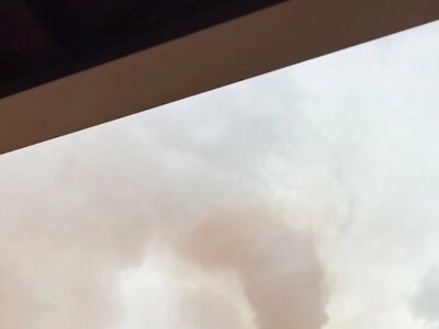 A tornado in Sicily overturned cars and seriously injured people