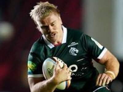 Gallagher Prem: Aaron Wainwright scores his first try for Leicester Tigers as they defeat Gloucester in front of Prince Harry