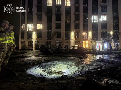 Attack on Kyiv — an enemy drone crashed on the grounds of the residential complex where a Dynamo footballer lives