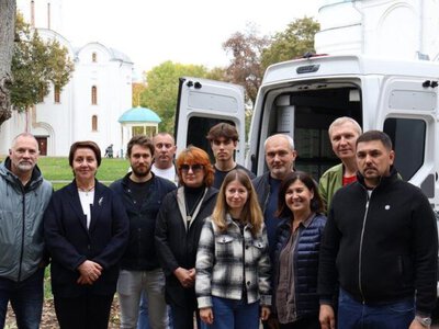 Solutions from Ukraine: Mobile laboratory Ark III arrives in Chernihiv for first time to digitize cultural heritage
