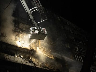 The death toll from the overnight attack on Kyiv has risen to three