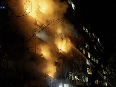 Russian forces attack Kyiv energy facilities, hitting high-rise building and leaving three dead and 22 injured