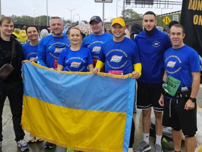 Ukrainian veterans and activists participate in Army Ten-Miler run in Washington for second time