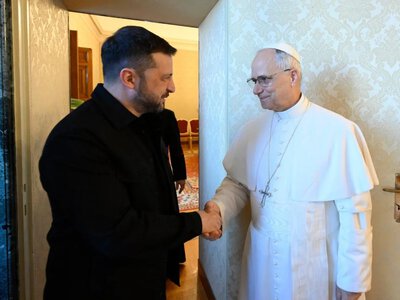 Pope Leo discussed the humanitarian situation in Oleshky with Zelenskyy