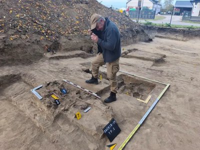 The remains of more than 40 Ukrainians, presumably killed during the 1944 massacre, have been found in Poland