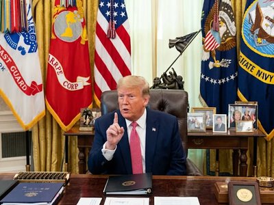 Trump was harshly rude to journalists at least three times during a press conference at the White House