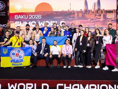 Military athletes lead Ukrainian sumo team to historic first place at World Championship