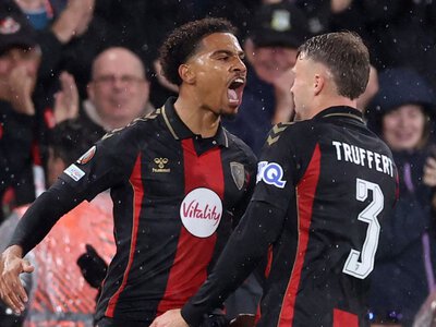 Bournemouth 3-0 AC Milan: Penalties and Amine Adli's free-kick help Cherries to historic Europa League win as Mike Maignan sent off