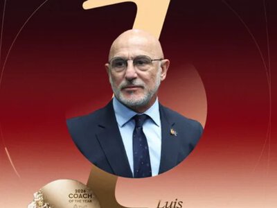 Spain national team world champion Luis de la Fuente named Coach of the Year