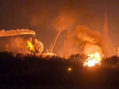 In Russia's Tula region, the Azot chemical plant, which supplied raw materials for the production of explosives, was attacked