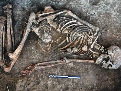 In South Africa, scientists have discovered evidence of animal protein use by humans 60,000 years ago