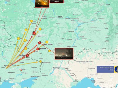During the night, it was loud across Russia: factories burned and explosions rang out — where the strikes hit