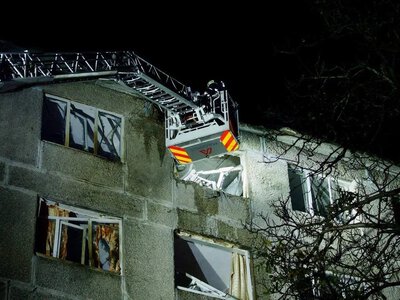 Not only the railway station: a Russian drone struck a vocational school dormitory in Dnipro, female students injured