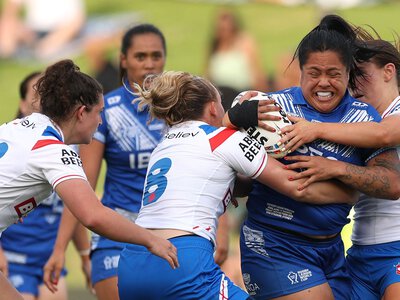 Rugby League World Cup: England lose 24-6 to Samoa and make group-stage exit from women's tournament